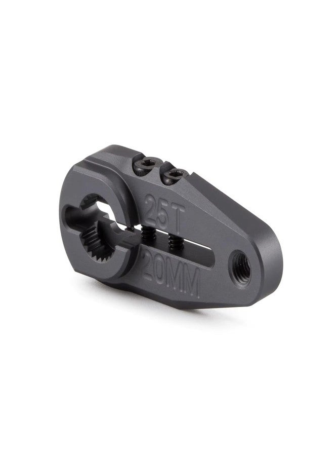 CobraCrawler 25T Servo Horn CNC 7075 Aluminum 20mm 24mm Servo Horn Steering Clamping Arm for Protek Savox Futaba Servo 1/10 Arrma Buggy Granite Monster Truck Raide (25T 20mm) - Image 1